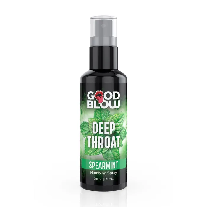 Male Sex Toys XR Brands Deep Throat Spray 1oz Spearmint