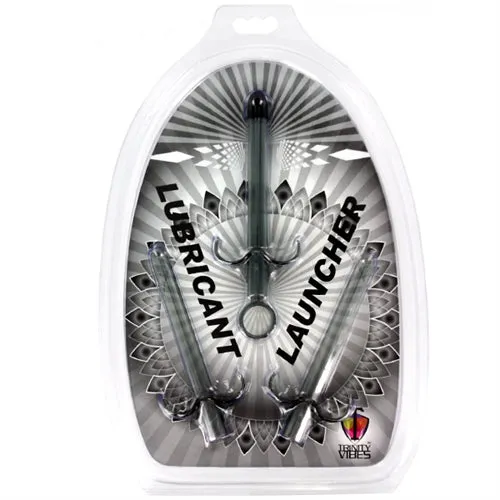 XR Brands Trinity Vibes Anal Lubricant Launcher Set of 3 Smoke