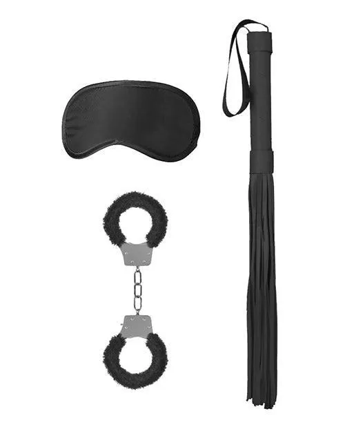 Anal Shots America LLC Shots Ouch Black White Introductory Bondage Kit 1 Black