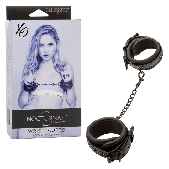 California Exotics California Exotics Nocturnal Collection Wrist Cuffs Black Restraints