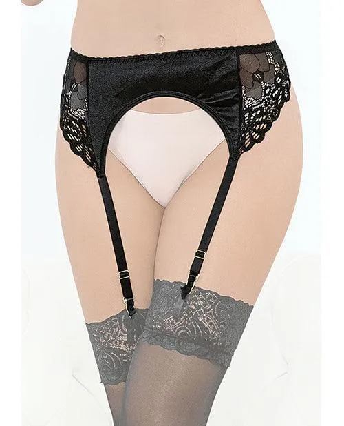Couples Escante INC Satin Lace Garterbelt