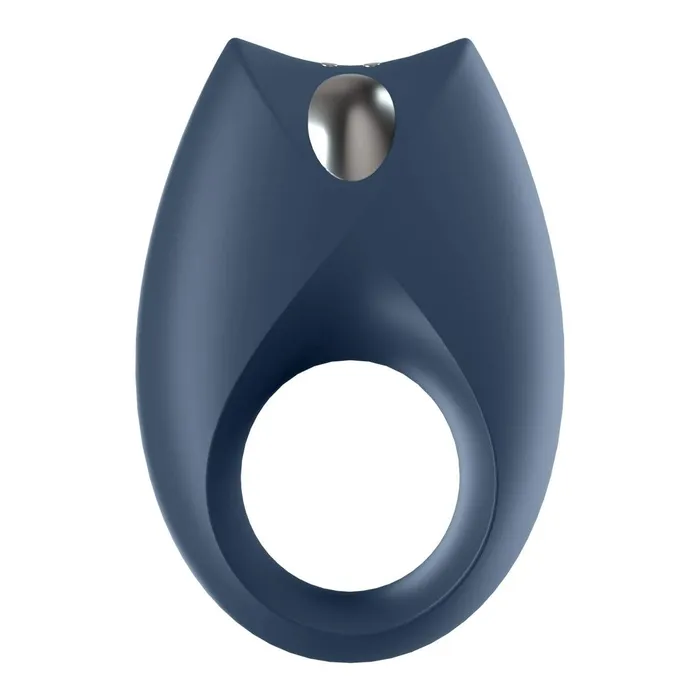 Couples Satisfyer Satisfyer Royal One Ring AppControlled Bluetooth Cock Ring Dark Blue