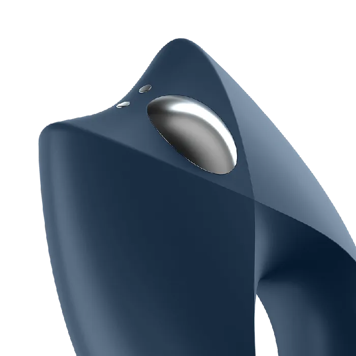 Couples Satisfyer Satisfyer Royal One Ring AppControlled Bluetooth Cock Ring Dark Blue