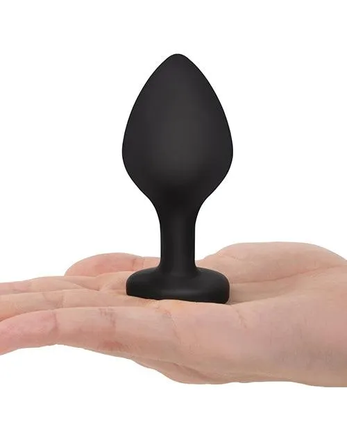Electric Eel INC Anal Gemsations 3 pc 275 315 37 Silicone Bling Bling Heart Butt Plug Training Set Black Electric Eel INC Anal Gemsations 3 pc 275 315 37 Silicone Bling Bling Heart Butt Plug Training Set Black