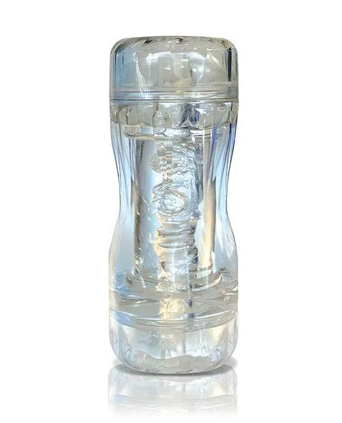 Global Novelties LLC Dildos MSTR B8 Double Date In the Clear Dual End Stroker Global Novelties LLC Dildos MSTR B8 Double Date In the Clear Dual End Stroker