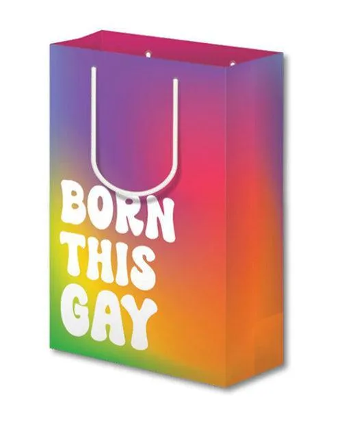 Male Sex Toys Kush Kards LLC Born This Gay Pride Large Gift Bag
