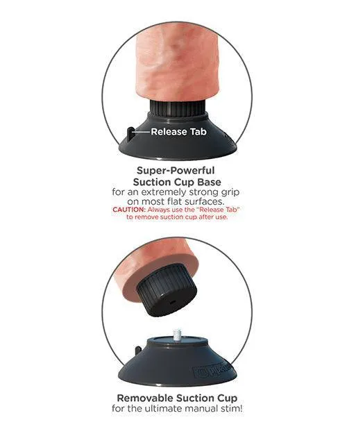 Pipedream Products King Cock 6 Vibrating Cock Dildos