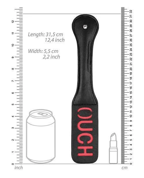 Shots America LLC Shots Ouch Ouch Paddle Black Anal