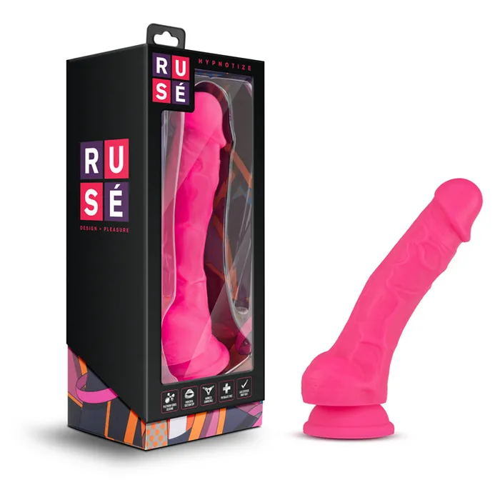 Blush Dildos Blush Ruse Hypnotize Realistic 75 in Silicone Dildo with Balls Suction Cup Hot Pink Blush Dildos Blush Ruse Hypnotize Realistic 75 in Silicone Dildo with Balls Suction Cup Hot Pink