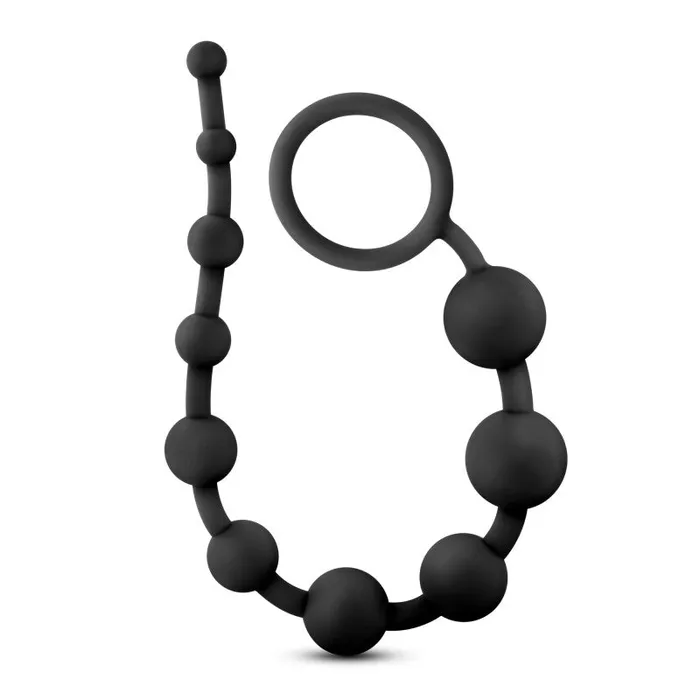 Blush Novelties Male Sex Toys Anal Adventures Platinum 10 Anal Beads