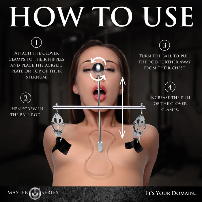 Couples Master Series Tower of Pain Nipple Clamps