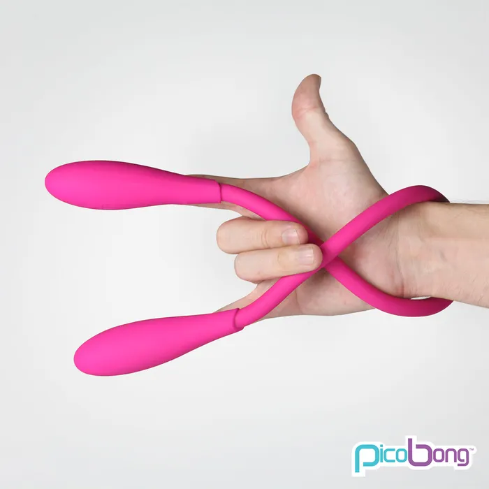 Double Ended PicoBong Transformer Vibrator Black Color Entrenue Female Sex Toys