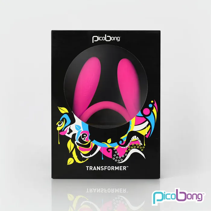 Double Ended PicoBong Transformer Vibrator Black Color Entrenue Female Sex Toys