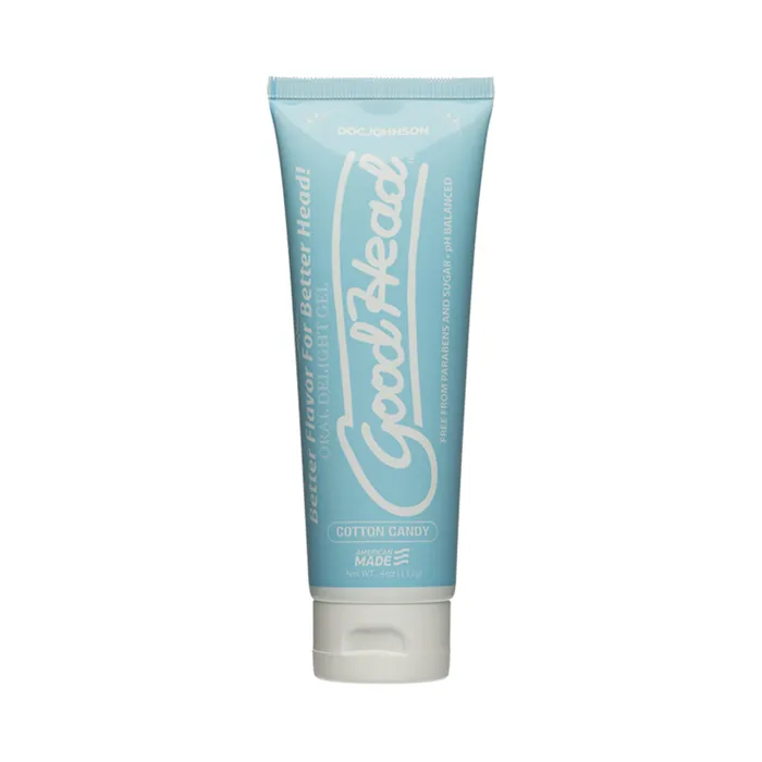 Enhancers Doc Johnson Goodhead Oral Delight Gel Cotton Candy Tube 4 fluid ounces Enhancers Doc Johnson Goodhead Oral Delight Gel Cotton Candy Tube 4 fluid ounces