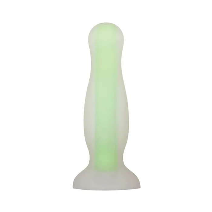 Evolved Male Sex Toys Evolved Luminous Silicone Plug Large Green