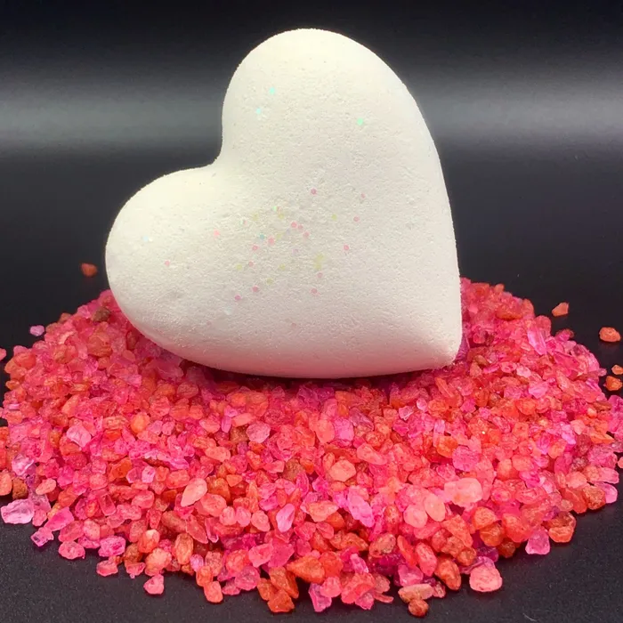 Its the Bomb Anal Heart Bath Bombs Wicked White
