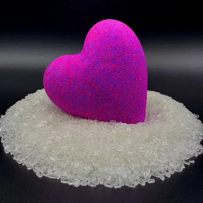 Its the Bomb Anal Heart Bath Bombs Wicked White
