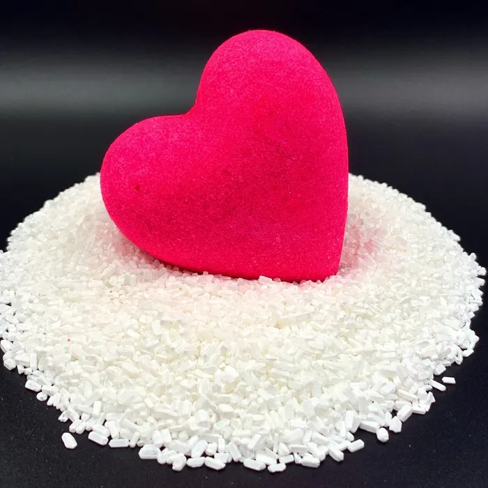 Its the Bomb Anal Heart Bath Bombs Wicked White