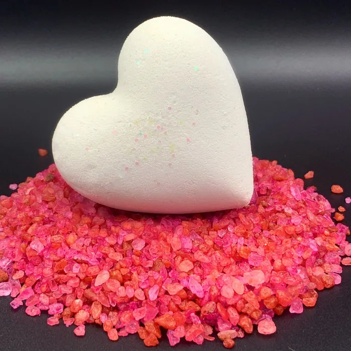 Its the Bomb Anal Heart Bath Bombs Wicked White