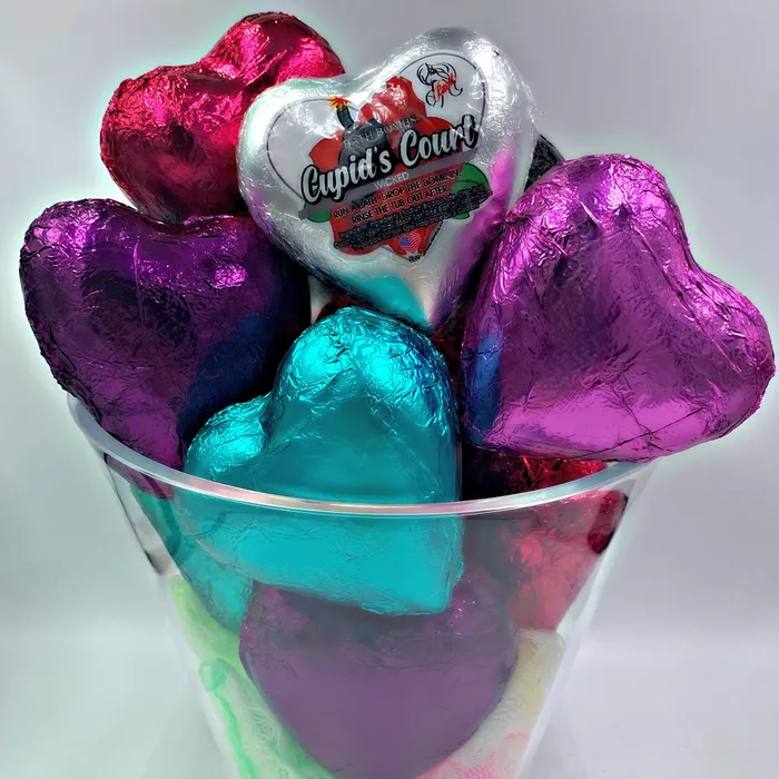 Its the Bomb Anal Heart Bath Bombs Wicked White
