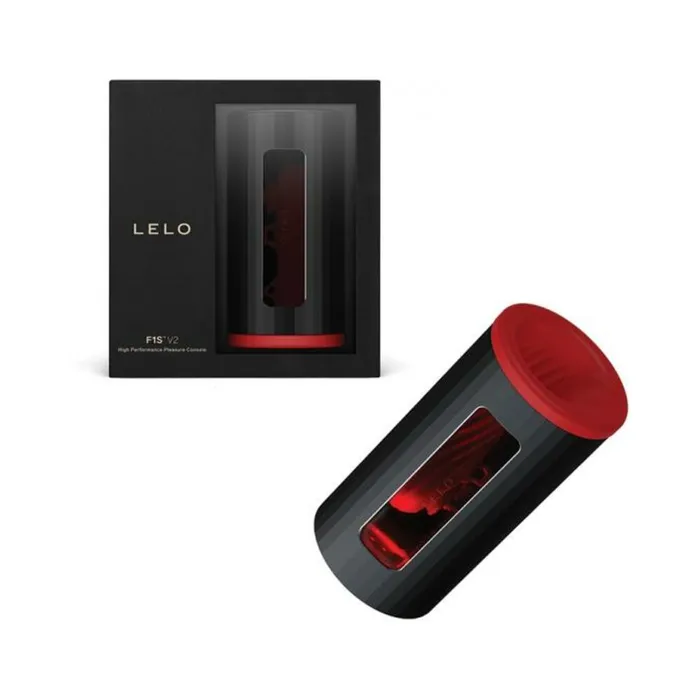 Lelo F1s V2 Masturbator Blackred Lelo Male Sex Toys