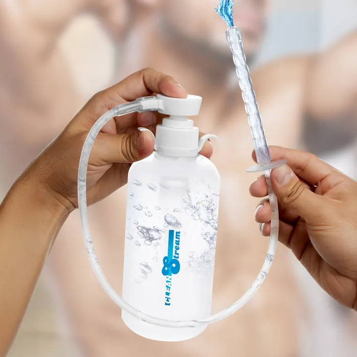Male Sex Toys Cleanstream XL Enema Bottle with 3 Attachments