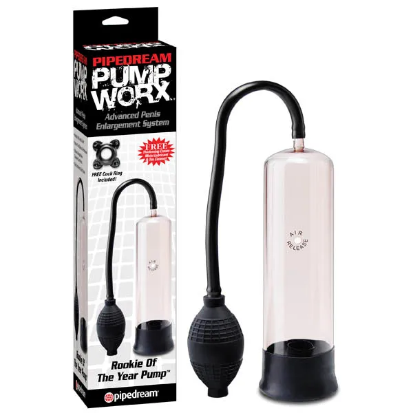 Pipedreams Male Sex Toys Pump Worx Rookie Of The Year Pump