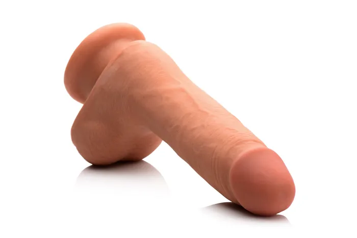 USA Cocks Dildos 7 Inch Ultra Real Dual Layer Suction Cup Dildo Medium Skin Tone