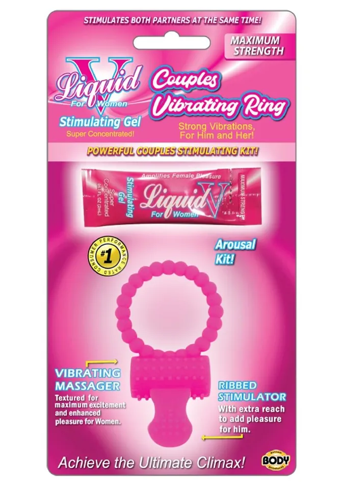 Couples Liquid V Couples Cock Ring Kit Liquid V