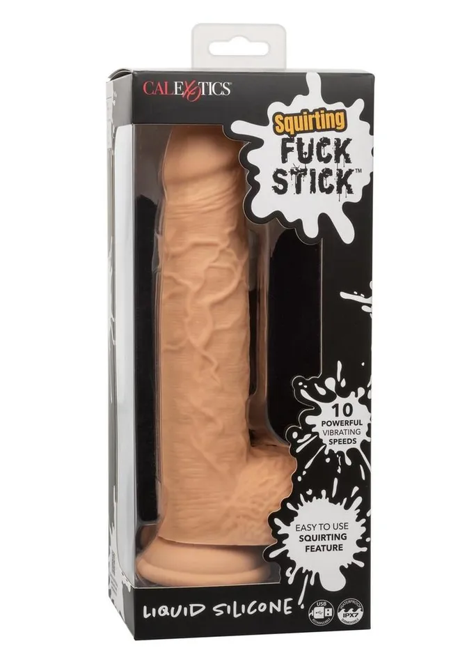 Female Sex Toys Fuck Stick Squirting Fuck Stick Rechargeable Silicone Realistic Dong with Suction Cup