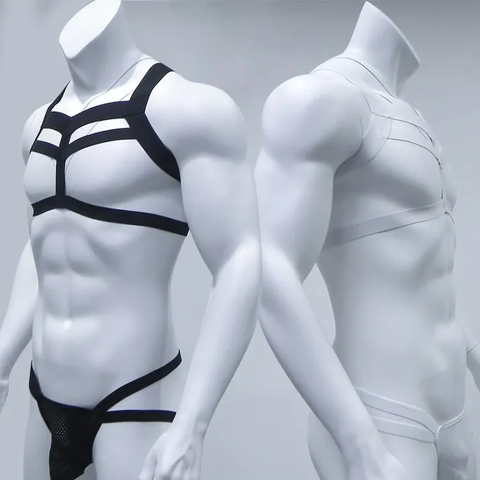 Female Sex Toys mysite Elastic Chest Harness Jockstrap