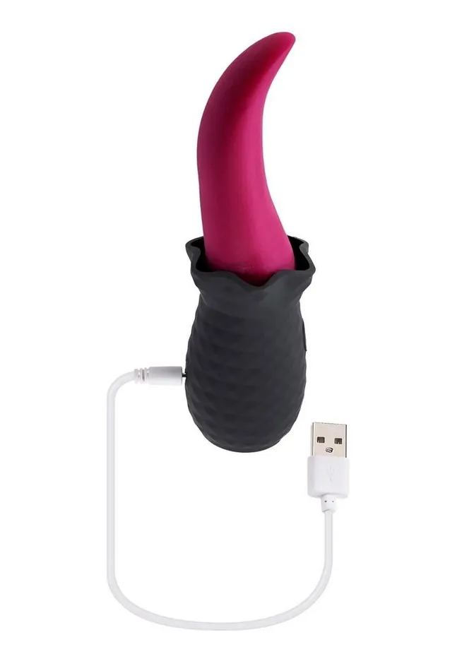 Female Sex Toys Selopa Selopas Tongue Teaser Rechargeable Silicone Clitoral Stimulator