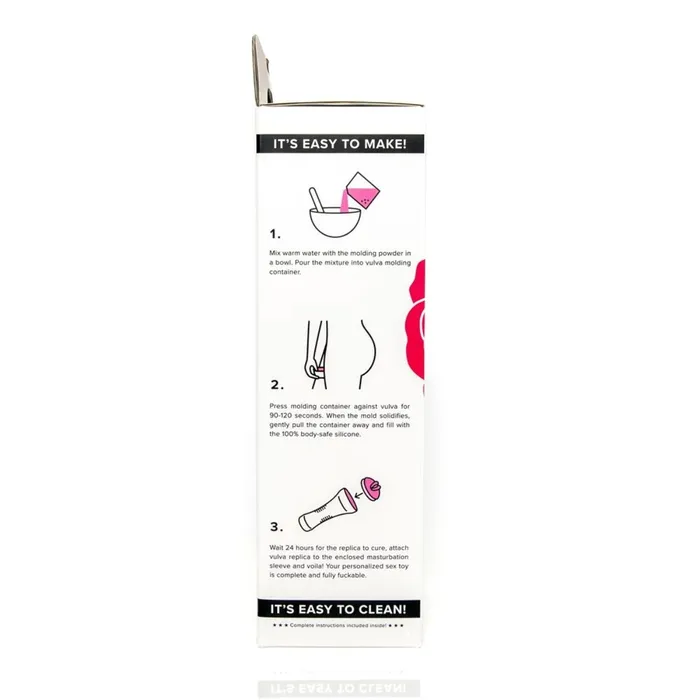Male Sex Toys CloneAPussy CloneAPussy Plus Sleeve Vagina Moulding Kit Hot Pink
