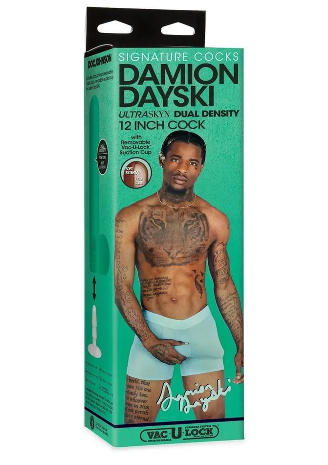 Signature Cocks Female Sex Toys Signature Cocks Ultraskyn Damion Dayski Dildo with Removable Suction Cup Signature Cocks Female Sex Toys Signature Cocks Ultraskyn Damion Dayski Dildo with Removable Suction Cup