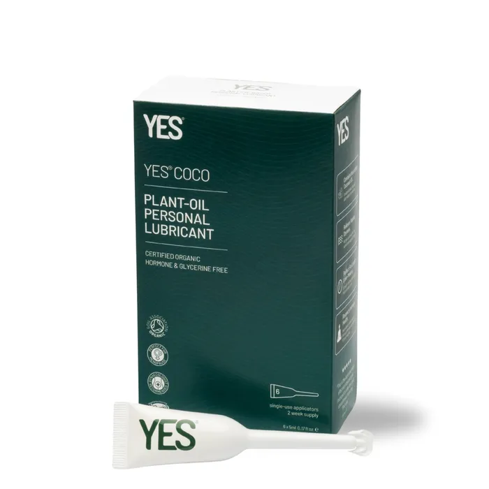Yes Couples Yes Coco Oil Based Lube Applicators x 6