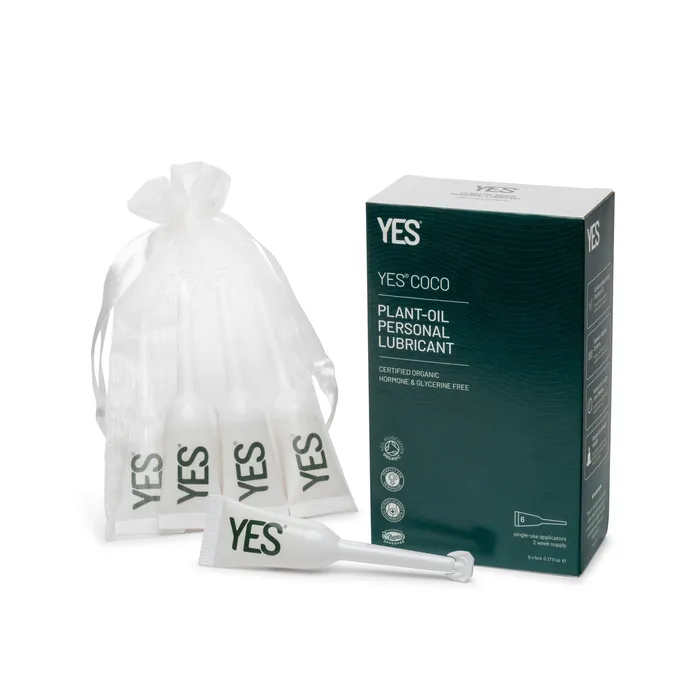 Yes Couples Yes Coco Oil Based Lube Applicators x 6