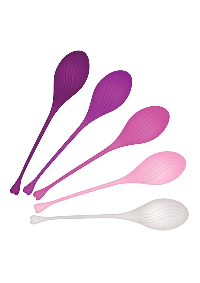 Evolved Female Sex Toys Tight and Delight Silicone Weighted Kegel Balls