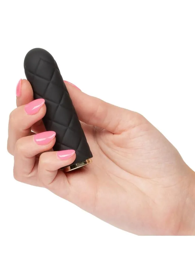 Female Sex Toys Raven Raven Quilted Seducer Rechargeable Silicone Bullet