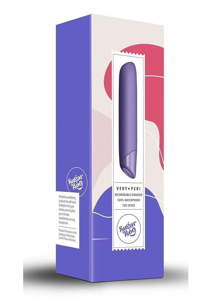 Female Sex Toys Sugarboo Very Peri Rechargeable Vibrator Rocks Off