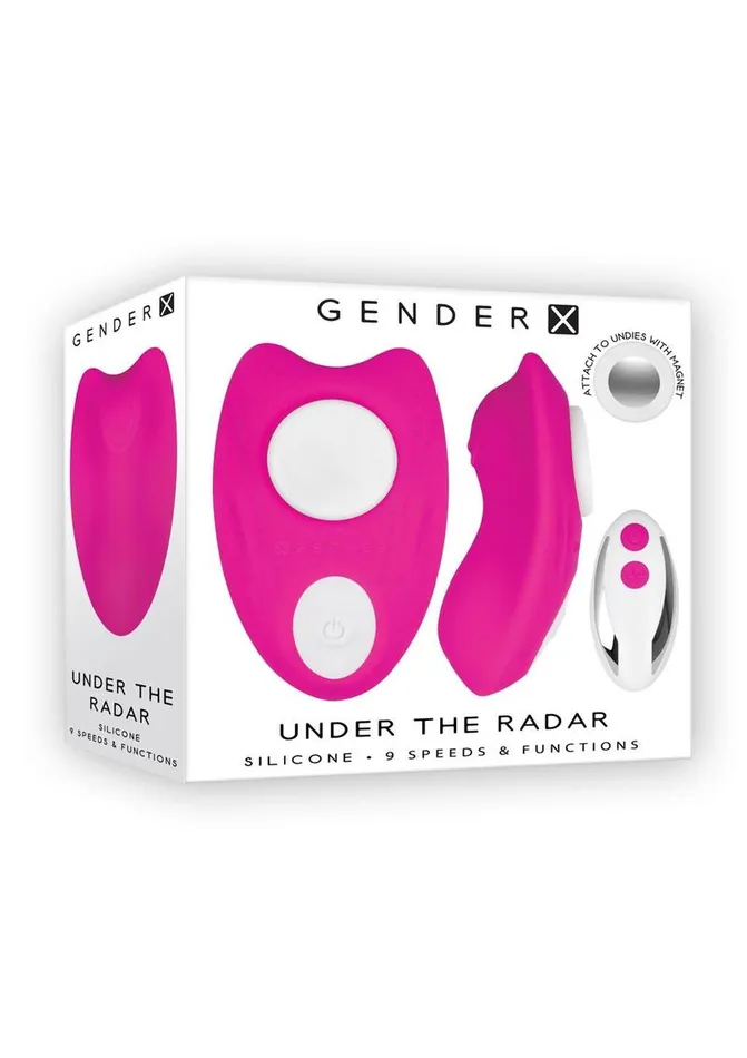 Gender X Gender X Under The Radar Rechargeable Silicone Panty Vibe with Remote Control Female Sex Toys