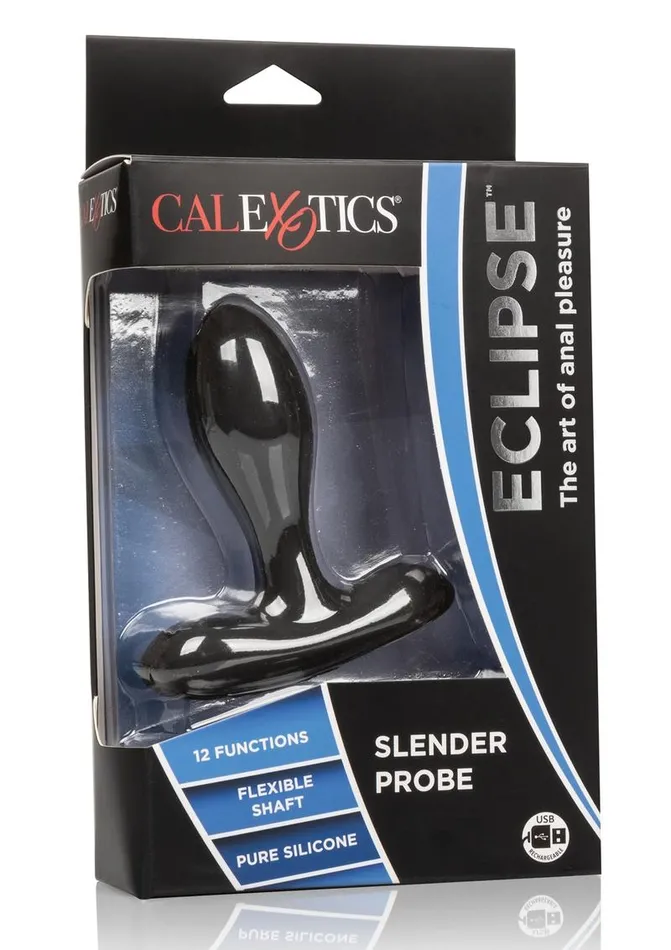 Male Sex Toys Eclipse Eclipse Slender Probe Silicone USB Rechargeable Anal Plug Waterproof Male Sex Toys Eclipse Eclipse Slender Probe Silicone USB Rechargeable Anal Plug Waterproof
