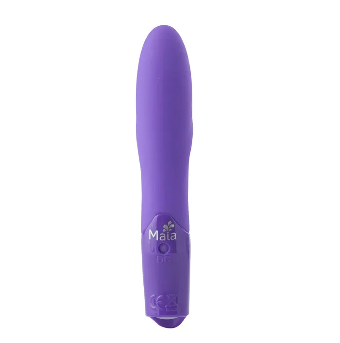 Margo Silicone Textured Bullet Vibrator Neon Purple Maia Toys Female Sex Toys