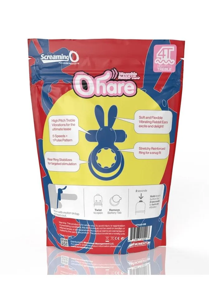 Screaming O 4t Ohare Vibrating Cock Ring Screaming O Couples