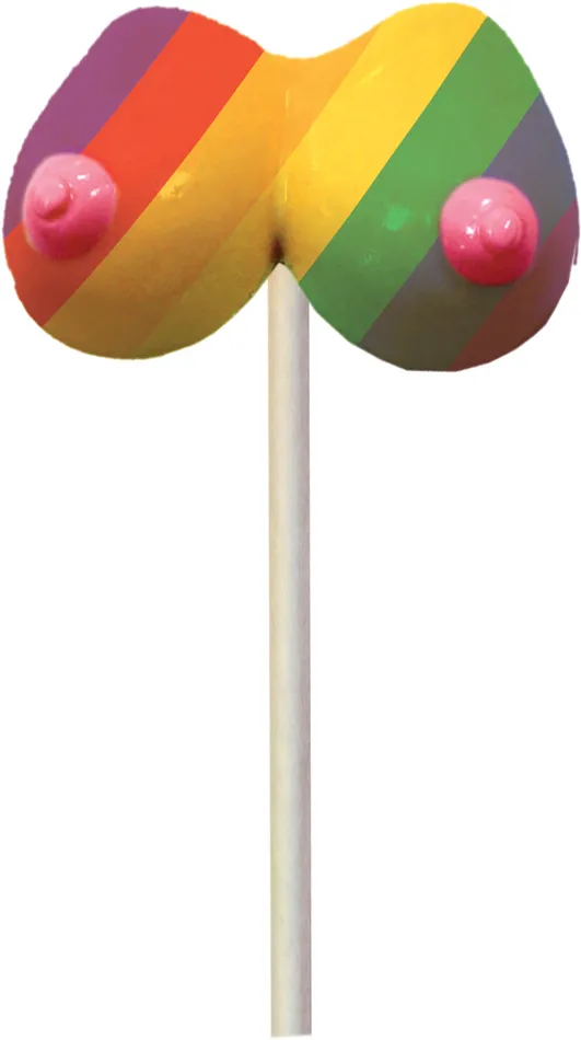 Anal Hott Products Rainbow Boobie Pops 148 Oz