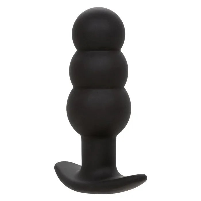 Anal Rock Bottom Beaded Probe Black CalExotics