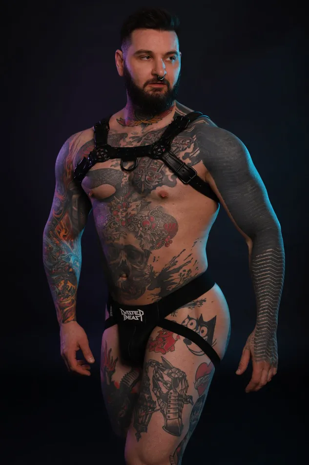 BEAST JOCK HARNESS COMBO Twisted Beast Female Sex Toys