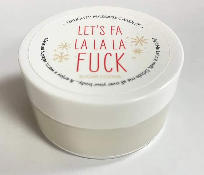 Couples 2024 Holiday Sale Lets Fa La La La Fuck Massage Candle Sugar Cookie 17 Oz
