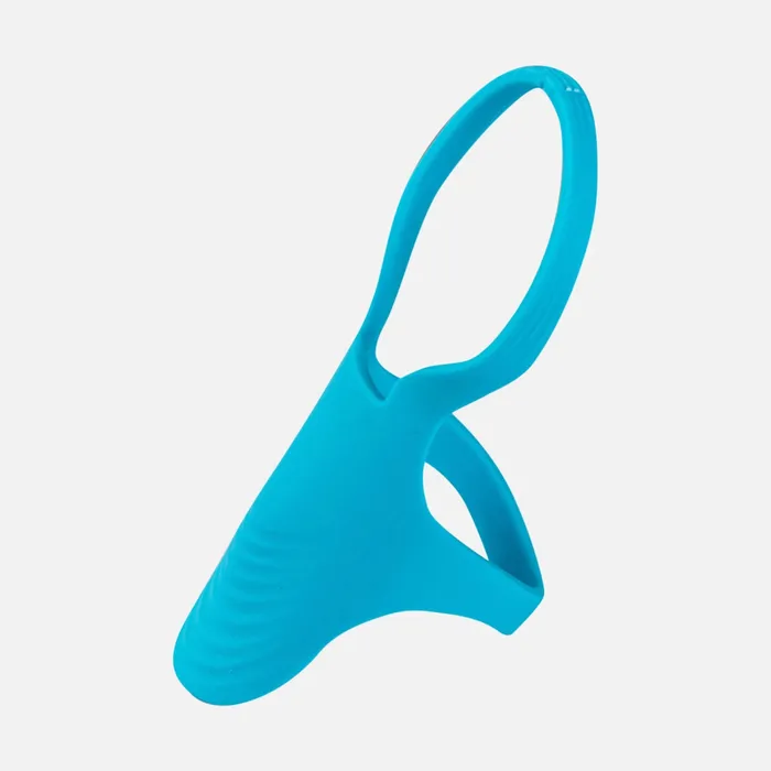 Couples Maia Toys Griffin Erection Non Vibrating Cock Ring Blue