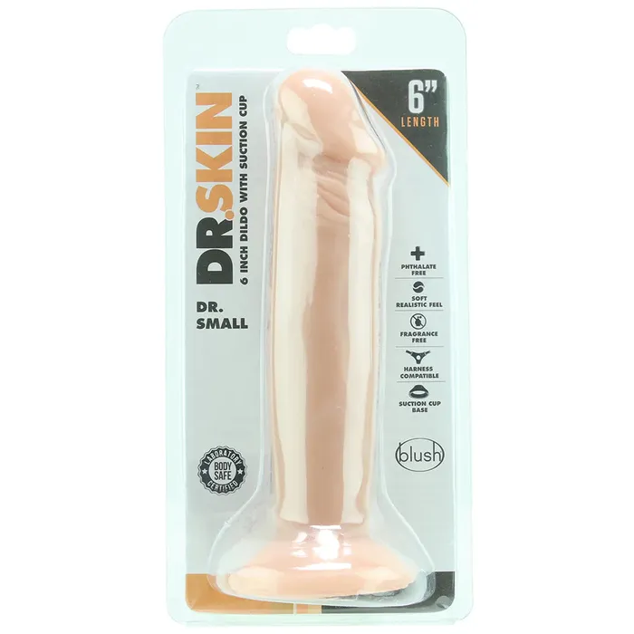 Dr Small 6 Inch Cock with Suction Cup in Beige pinkcherry Female Sex Toys