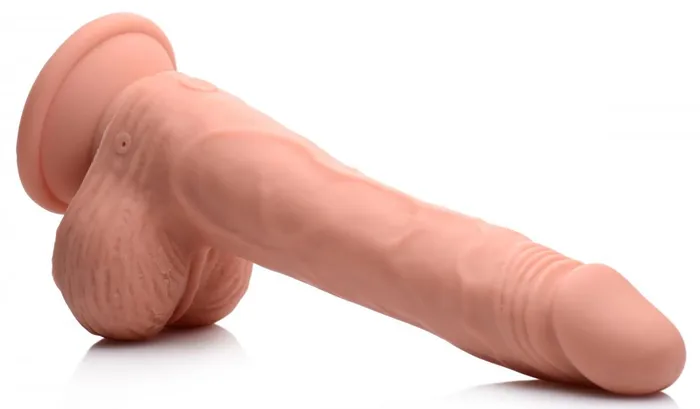 Easy Riders 8 Thrusting Dildo With Balls Light Easy Riders Female Sex Toys Easy Riders 8 Thrusting Dildo With Balls Light Easy Riders Female Sex Toys